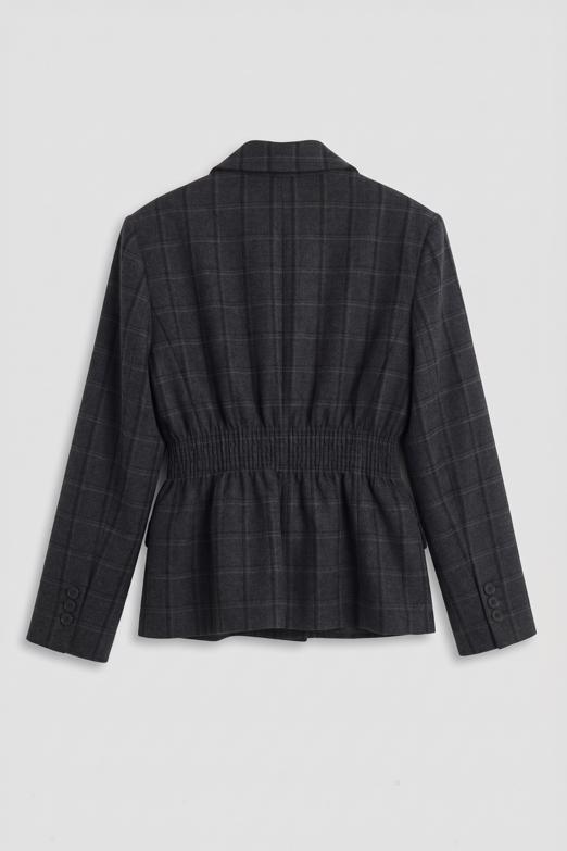 Şal Yakalı Kruvaze Blazer Ceket