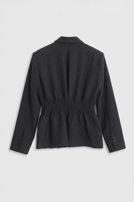Şal Yakalı Kruvaze Blazer Ceket